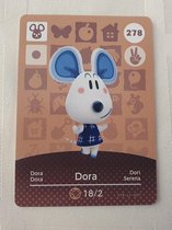 Amiibo animal crossing new horizons origineel Eu Dora 278 kaart