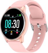 Smartwatch dames - Rond - Smartwatch Heren - Smartwatch - Stappenteller - Fitness Tracker - Activity Tracker - Smartwatch Android & IOS