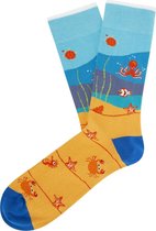 sokken 36-40 met zeeleven motief