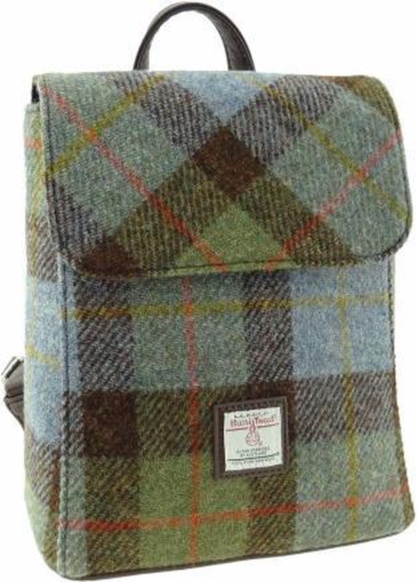 Glen Appin Mini Rugzak Tummel MacLeod Tartan - Echte Harris Tweed - Made in Scotland