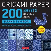 Origami Paper 200 sheets Japanese Shibori 8 1/4  (21 cm): Extra Large Tuttle Origami Paper