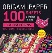 Origami Paper 100 Sheets Cat Patterns 6 Inches