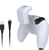 DrPhone P5 - Oplaadbare batterij - Geschikt Voor PS5 controller - Draadloos opladen - Langer Gamen