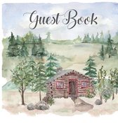 Cabin house guest book (hardback), comments book, guest book to sign, vacation home, holiday home, visitors comment book