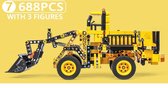 Technisch Lego - Technic - geschikt voor LEGO - Bouwplaats -  Bulldozer