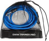 Swim Trainer Pro - Zwemelastiek Blauw - 4 Meter - Volwassen - Zwem Training - Zwemgordel - Trainingsbanden - Zwem Weerstand - Vakantie accessoire voor in het zwembad - Zwemriem