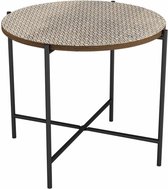 Sortio Home - Bijzettafel Cercle - Beige - Hout