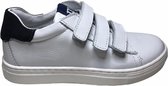 Melania 3 velcro's lederen sneakers 2245 wit navy mt 25