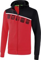 Erima 5-C Trainingsjack - Jassen  - rood - L