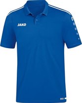 Jako Polo Striker 2.0 Royal Blauw-Wit Maat M