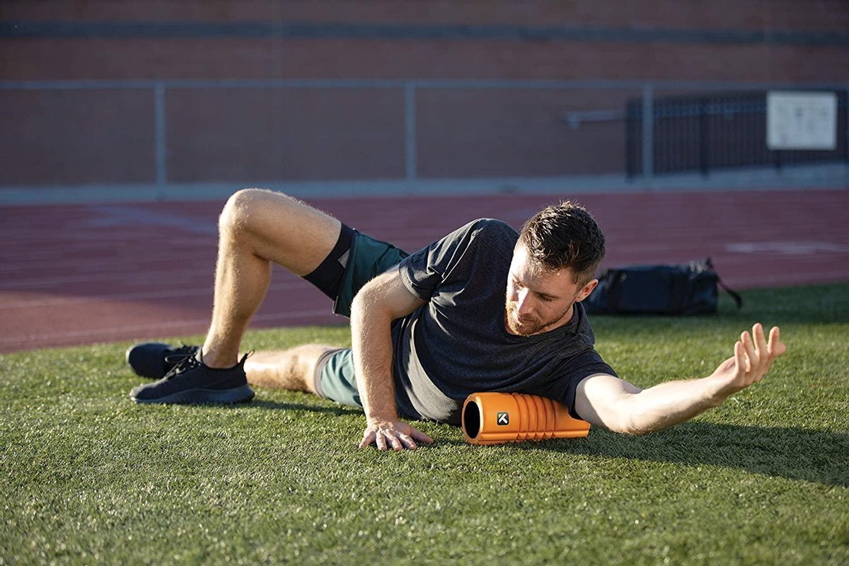 TriggerPoint - The Grid Travel - Zwart/ Oranje - Foam Roller - Massage Roller - Yoga - Pilates - Fitness thumbnail 6