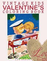 Vintage Kids Valentine's Coloring Book