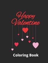 Happy Valentine Coloring Book