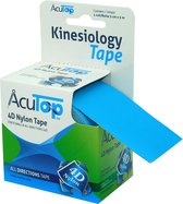 AcuTop®  - 4D Nylon KinesioTape -  Blauw - 5cm x 5m