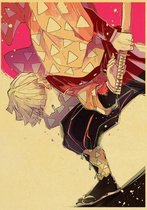 Kimetsu no Yaiba Demon Slayer Zenitsu Strike Anime Manga Poster 42x30cm