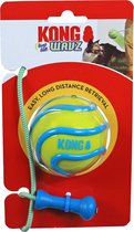 Kong hond Wavz Bunji Ball assorti, medium, kleur geel