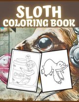 Sloth Coloring Book for Kids