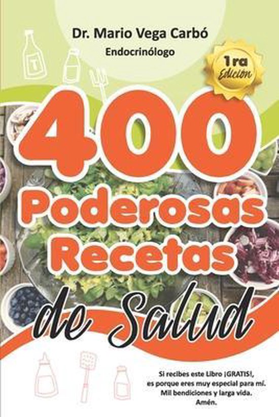 400 Poderosas Recetas de Salud - cover