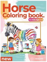 Animals with Patterns Coloring Books- Horse Coloring Book For Kids Ages 4-8