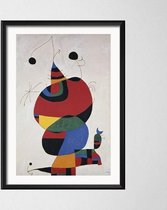 Joan Miro Poster 11 - 60x80cm Canvas - Multi-color