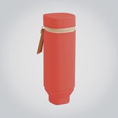 LIHIT LAB Bloomin - Etui/Pennenkoker - Vierkant - Poppy rood