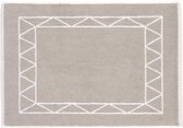 Badmat beige Mjukis taupe douchevoorlegger 50x70