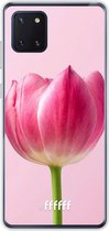 Samsung Galaxy Note 10 Lite Hoesje Transparant TPU Case - Pink Tulip #ffffff