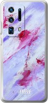Huawei P40 Pro+ Hoesje Transparant TPU Case - Abstract Pinks #ffffff