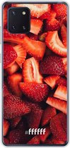 Samsung Galaxy Note 10 Lite Hoesje Transparant TPU Case - Strawberry Fields #ffffff