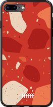 iPhone 8 Plus Hoesje TPU Case - Terrazzo N°4 #ffffff