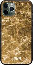 iPhone 11 Pro Hoesje TPU Case - Gold Marble #ffffff