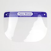 150x Gezichtscherm - Faceshield - Face mask  Gelaatsscherm - Face Shield - Transparant / Blauw