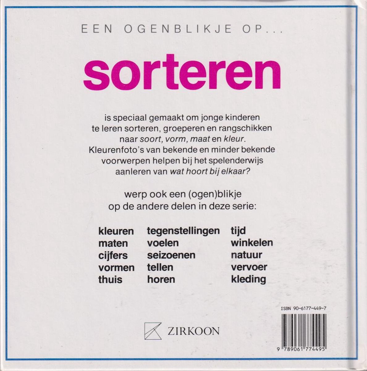 Titelpagina van het boek Sorteren met iconen van schoenen en sokken