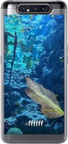Samsung Galaxy A80 Hoesje Transparant TPU Case - Coral Reef #ffffff
