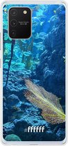 Samsung Galaxy S10 Lite Hoesje Transparant TPU Case - Coral Reef #ffffff