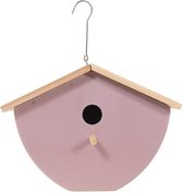 Vogelhuisje | design eco bamboe | box | lila | 25 x 16 x 19 cm