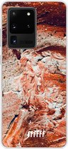 Samsung Galaxy S20 Ultra Hoesje Transparant TPU Case - Orange Red Party #ffffff