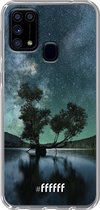 Samsung Galaxy M31 Hoesje Transparant TPU Case - Space Tree #ffffff