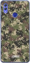 Honor Note 10 Hoesje Transparant TPU Case - Digital Camouflage #ffffff