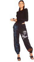 LA Sisters Rose Sweatpants - Black - Maat XS