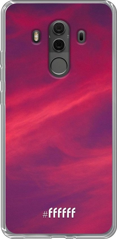 Makkelijk te gebeuren dood Nieuwsgierigheid Huawei Mate 10 Pro Hoesje Transparant TPU Case - Red Skyline #ffffff | bol .com