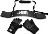 MYPOWR. Armblaster Set - Sporthandschoenen - Fitness - Bicep Curl - Zwart