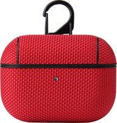 Airpods Pro Hoesje – Nylon Hard Case – Rood