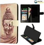 Bookcase Buddha Print - Samsung Galaxy A42 5G - Portemonnee hoesje