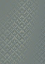 Cadeaupapier met Grijs Goud motief- Breedte 40 cm - 200m lang