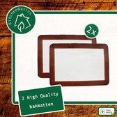 Siliconen Bakmat | Ovenmat | Deegmat | Duurzaam| Ovenbestendig – Anti-kleef – Anti-slip – Herbruikbaar | Kwaliteit | Maat: 21 x 29,5 cm