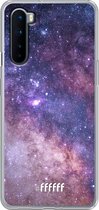 OnePlus Nord Hoesje Transparant TPU Case - Galaxy Stars #ffffff