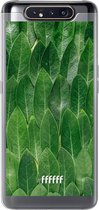 Samsung Galaxy A80 Hoesje Transparant TPU Case - Green Scales #ffffff