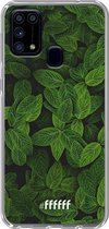 Samsung Galaxy M31 Hoesje Transparant TPU Case - Jungle Greens #ffffff
