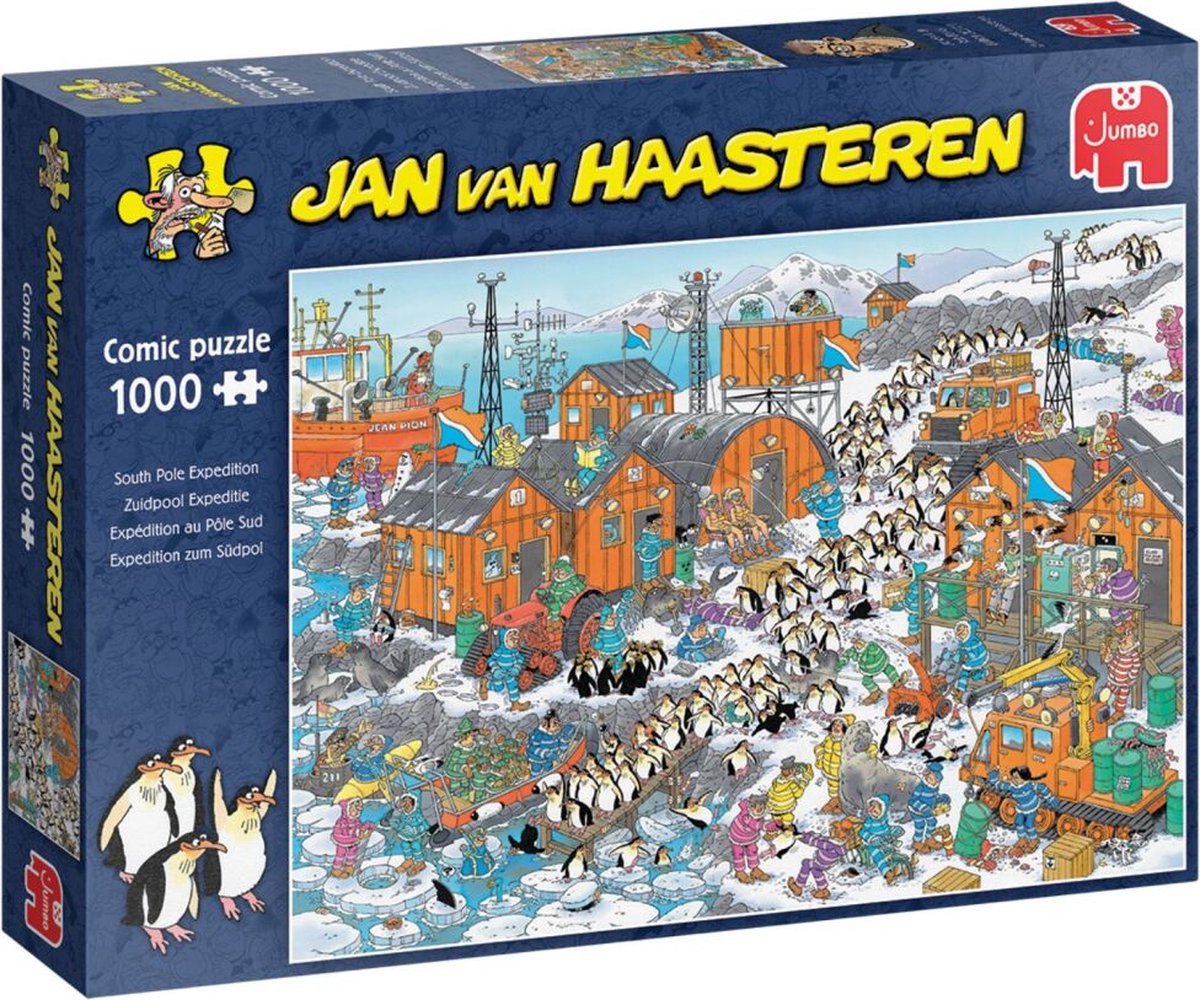 Jan van Haasteren - Zuidpool Expeditie - 1000 stukjes puzzel — afbeelding 8